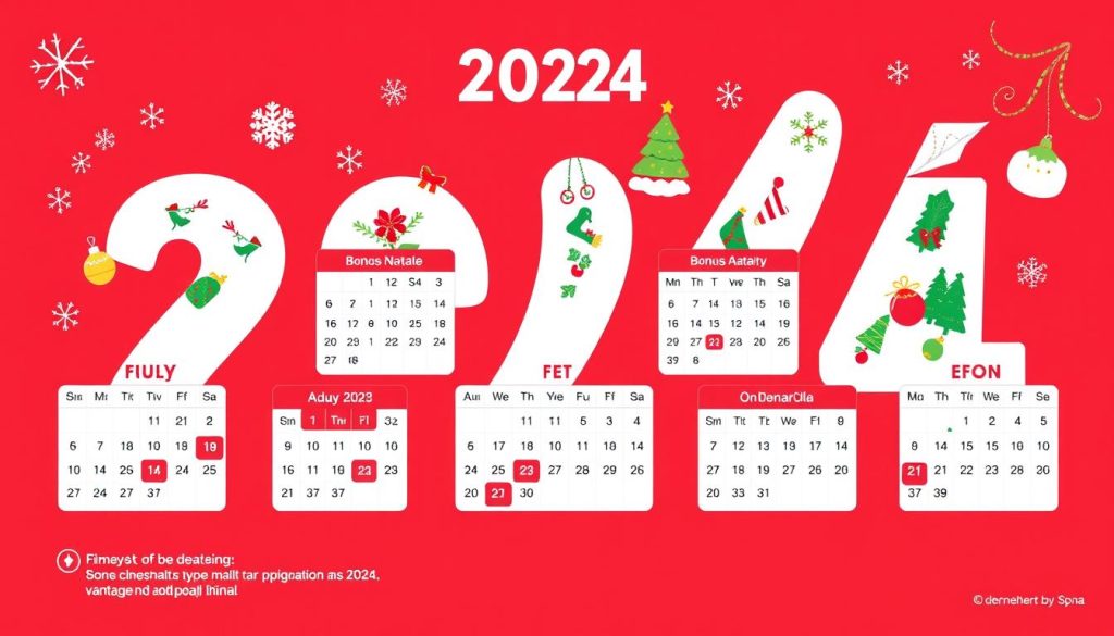 Calendario erogazioni Bonus Natale 2024