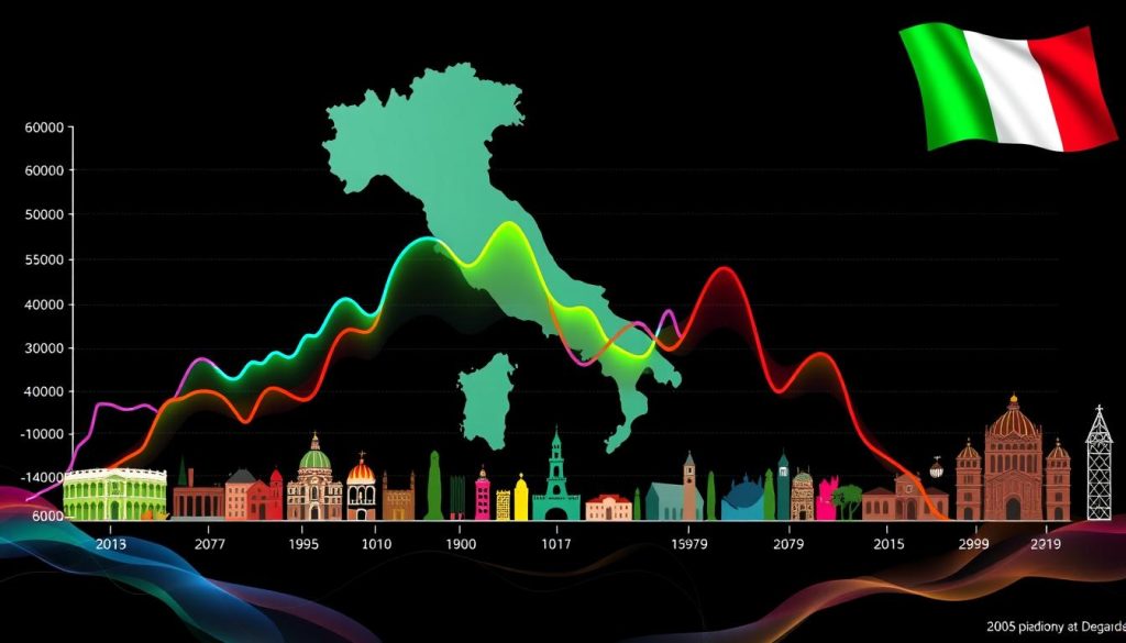 Grafico del PIL Italia