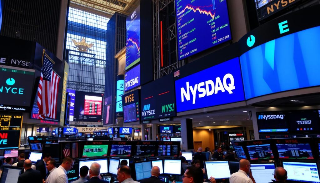NYSE e NASDAQ trading
