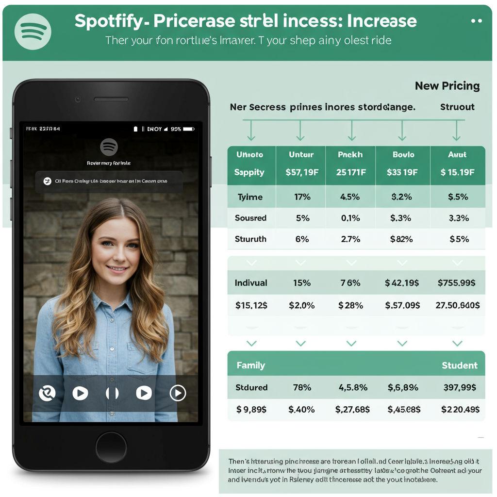 Spotify aumento dei prezzi: svelato l'importo del nuovo rincaro sugli abbonamenti.