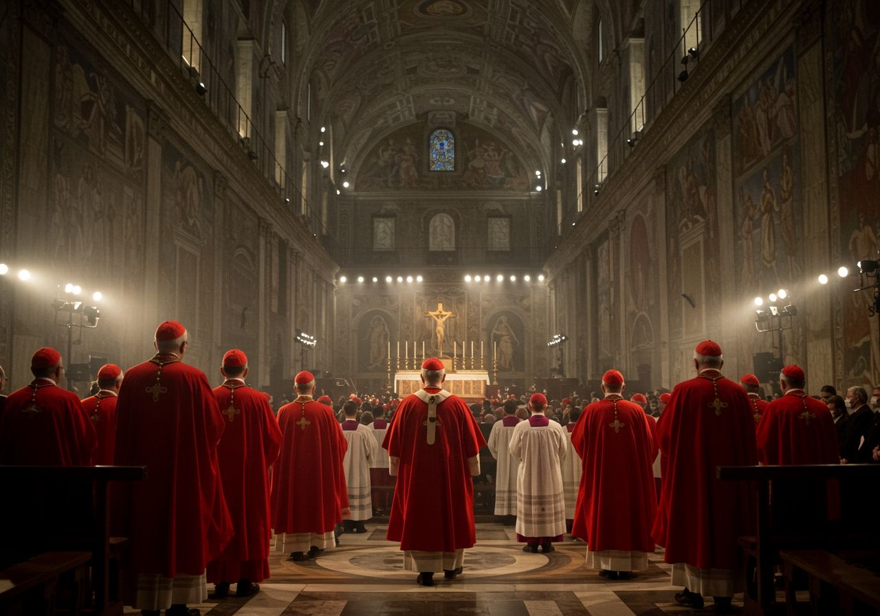Fari puntati sul conclave oggi: cardinali elettori entrati per l'elezione, Parolin in testa ai pronostici per la successione.