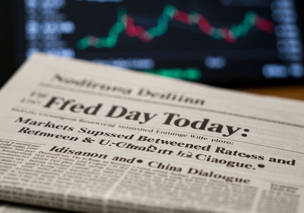 Il Giorno della Fed Oggi: Mercati Sospesi tra Tassi e il Dialogo USA-Cina.