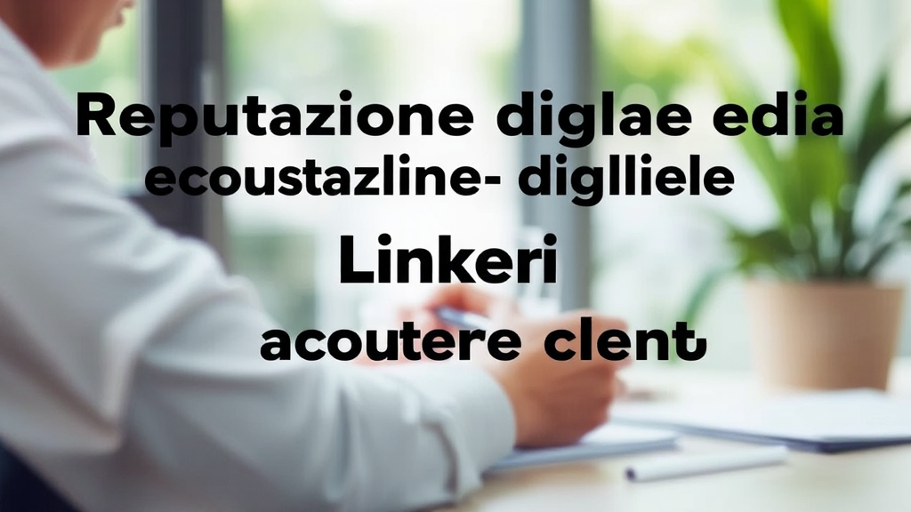 Reputazione digitale per consulenti finanziari indipendenti: ottimizzare LinkedIn e sito web per acquisire clienti Consulente finanziario indipendente ottimizza LinkedIn e sito per reputazione digitale e acquisizione clienti